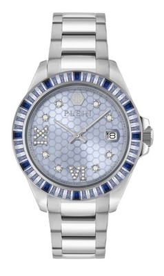 Philipp Plein Ladyempire Silber Damen Armbanduhr PW2FA0125