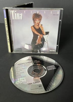 TINA TURNER Private Dancer JAPAN CD CP35-3148 4A2 Black Triangle