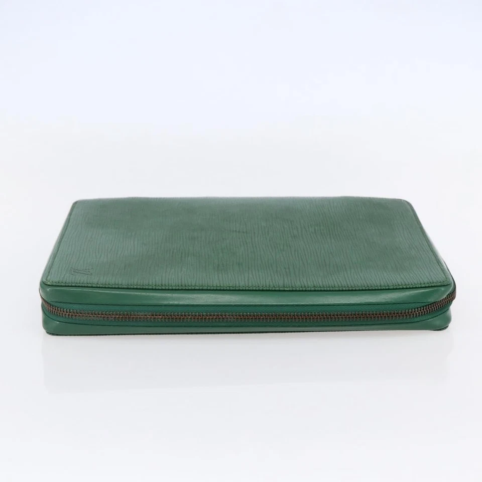 Подлинный зеленый чехол для планировщика дня LOUIS VUITTON Epi Agenda Voyage LV 148066 - Изображение 4 из 4