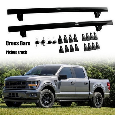 Cross Bar Fits for Ford F-150 2021-2026 Crossbar Adjustable Roof Rack