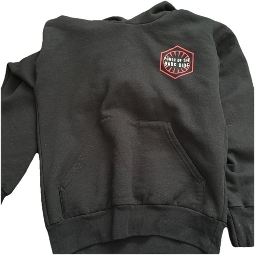Disney Parks official boys Star Wars dark side black hooded sweatshirts size M - Picture 4 of 4
