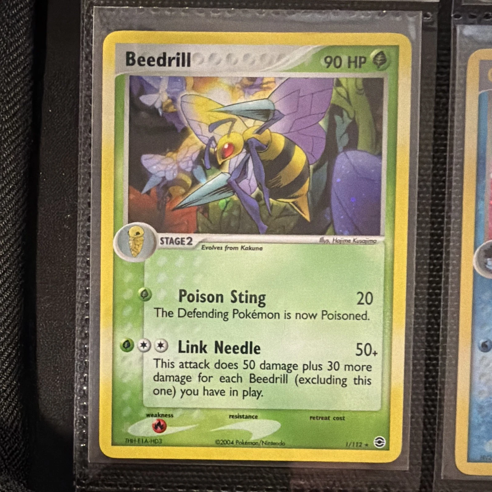 Beedrill 1/112 FireRed & LeafGreen Holo Rare English 2004