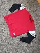 Air Jordan  Wings  Classic Crewneck Sweatshirt Large Red Black White