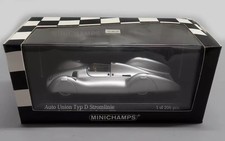 Pauls Model Art 1/43 Auto Union Type D Stromlinie Mini Car Hermann Muller