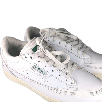 Emerica Gamma Men's Skate Sneakers White, Size 8.5 US Mens