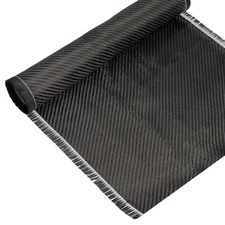 6.5ft x 12" Carbon Fiber Fabric Black Sheet Pure black 