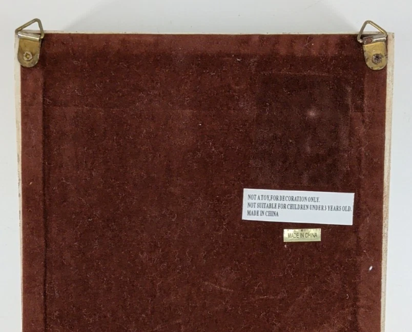 Espejo decorativo para colgar en la pared hojas blanco roto rectángulo envejecido Foto 4 de 4