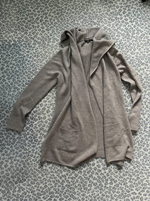 Repeat Cashmere Hooded Sweater Cardigan Size 42 L Large