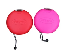 2x PInk Red DiscGear DISCUS 22 Disc Storage Case CD DVD Holder Hard Shell