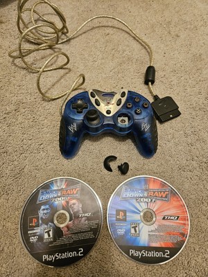 WWE SmackDown vs. Raw Ps2 Bundle, Controller For Parts/repair  READ DESCRIPTION 