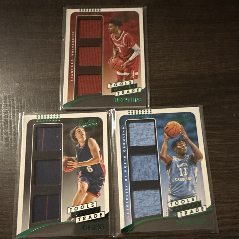 Panini 2021 Absolute Memorabilia Tools of the Trade NCAA Patch Lot 3 ROOKIES
