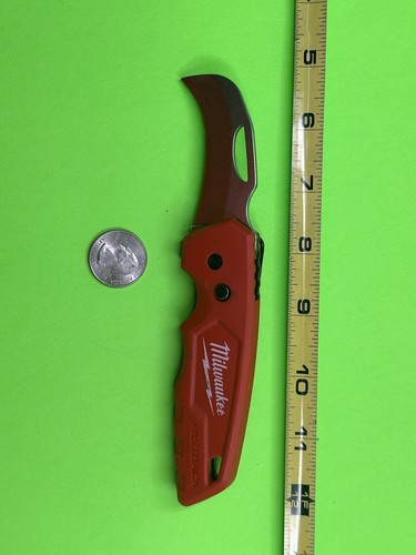 Milwaukee FastBack 48-22-1525 Hawkbill Folding Knife. #6A