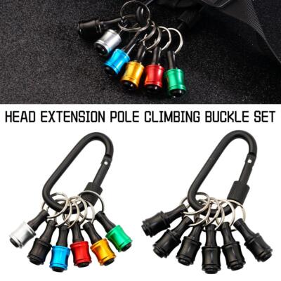 6PCS 1/4'' Hex Shank Quick Release Keychain Screwdriver Drill Set Bit Holder·