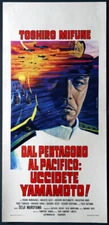 locandina cinema DAL PENTAGONO AL PACIFICO: UCCIDETE...toshiro mifune, MARUYAMA