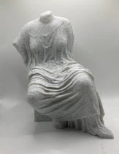 GREEK SCULPTURE DEMETER FROM THE PARTHENON 7.9 INCH/200 MM, MUSEUM REPRODUCTION