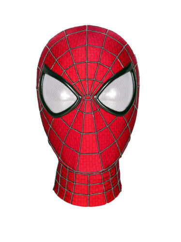 1:1 The Amazing Spider-Man 2 Casco Spiderman Cara Máscara Cara Accesorios Cosplay - Imagen 1 de 15