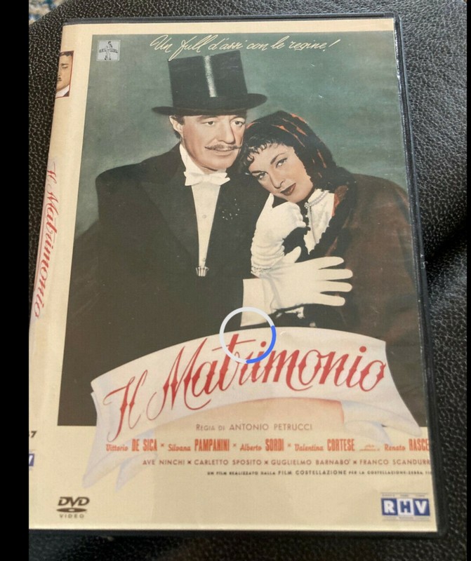 Alberto Sordi Vittorio De Sica. Il matrimonio. DVD mint region 2.  Italian