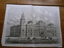 1857 The Foreign Department design London Illustrated News doublesheet