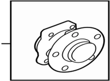 SU003-00782 Toyota Hub sub-assy, front axle, rh SU00300782, New Genuine OEM Part