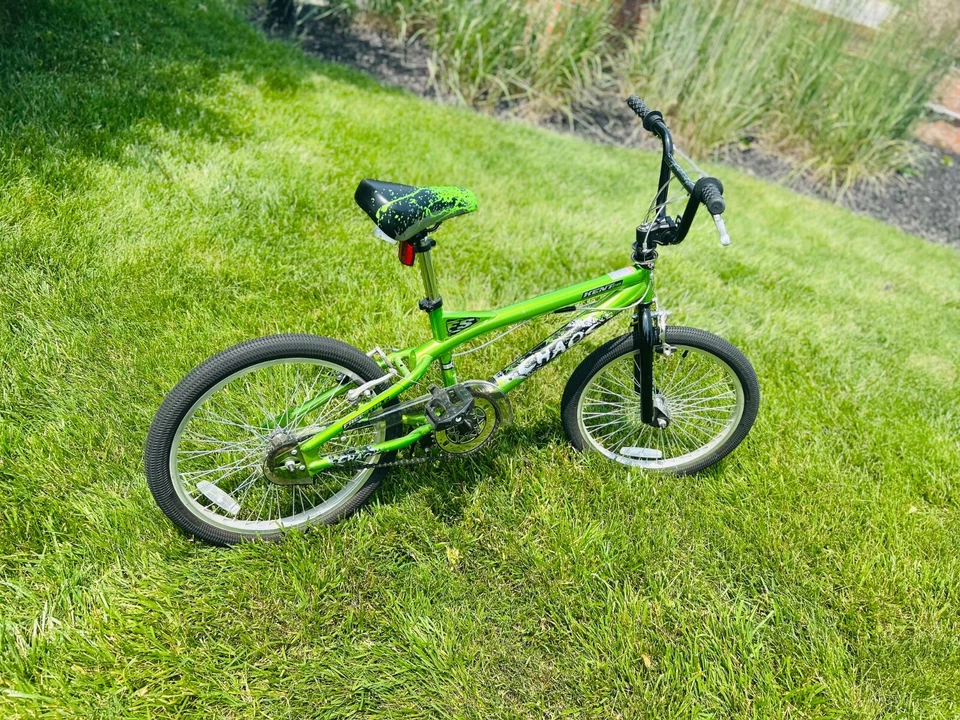 Bicicleta BMX Kent de 20 pulgadas estilo libre - verde neón Foto 2 de 4