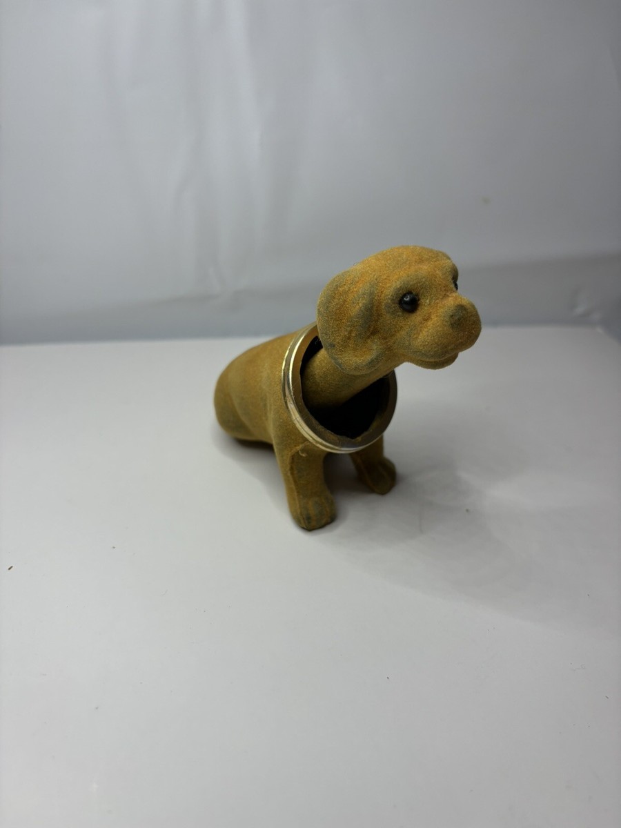 Vintage 1960s Flocked Boxer Puppy Dog Bobble Head Nodder Vintage 1960s Flocked Boxer Puppy Dog Bobble Head Nodder