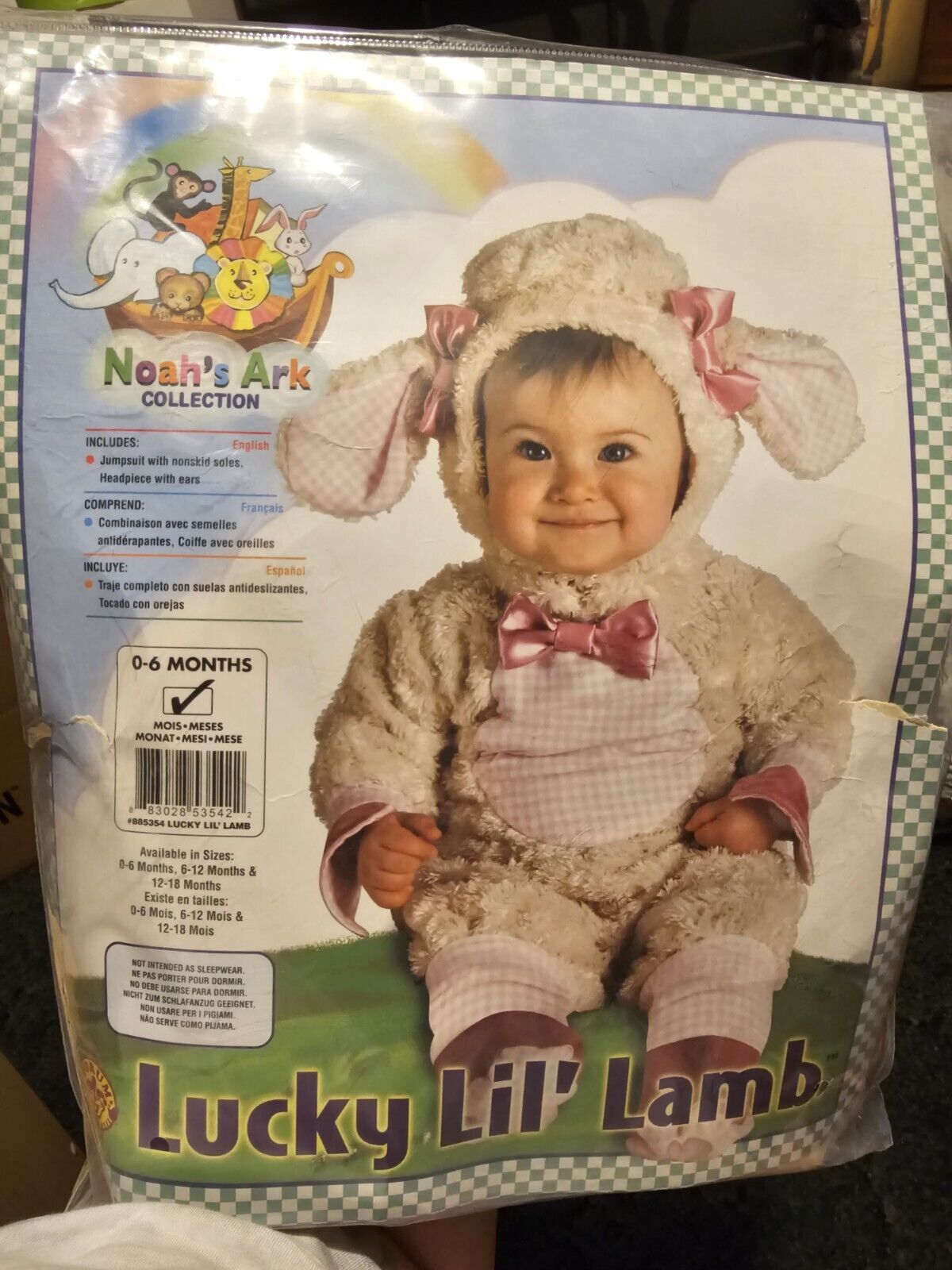 Costume Noahs Ark Collection Lucky Lil' Lamb Infa… - image 1