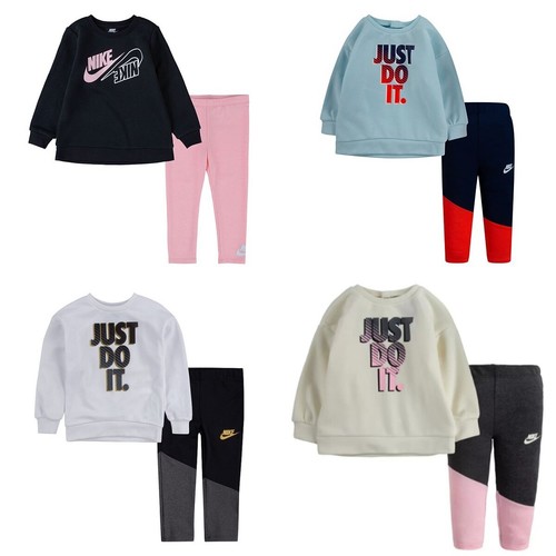 New Nike Little Girls Top & Leggings 2 Pc. Set Choose Size & Color MSRP $48