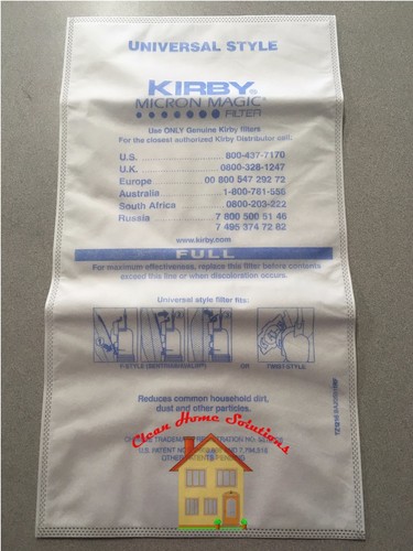 Kirby Micron Magic Universal Filtration Vacuum Bags # 204811/205811 - Picture 2 of 3