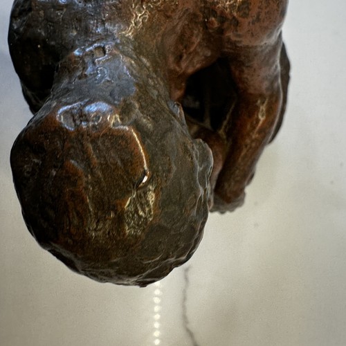 VTG Mid Century Brutalist Sculpture The Thinker Thinking Man Statue Rodin 1962 - Bild 8 von 11