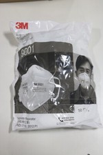 3M 9001 KN90 Particulate Respirator Protective Mask  Standard 50/Pk