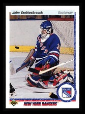 John Vanbiesbrouck 1990-91 Upper Deck Hockey NHL #279d New York Rangers