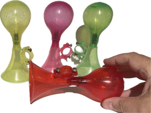 Comedy HOPPING HORNS Magic Trick 4 Bicycle Honking Sounds Change Guessing Game - Picture 14 of 14