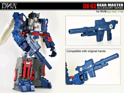 Transformable Toys DNA DK-03 Fortress Maximus Upgrade Kit Rare