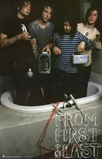 FROM FIRST TO LAST POSTER In a Bath Tub RARE NEW 24X36