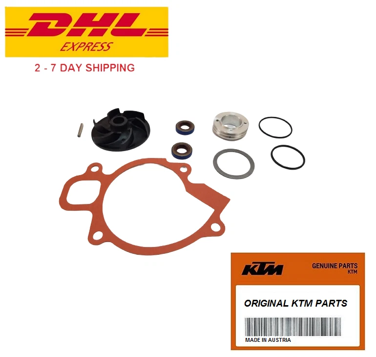 Impulsor de bomba de agua con kit de reconstrucción KTM SX EXC 250 400 450 520 525 2000-2007 Foto 3 de 3