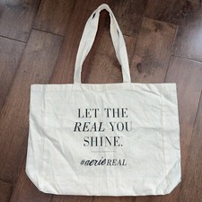 Aerie Real Tote Reusable Shopping Bag Let the...