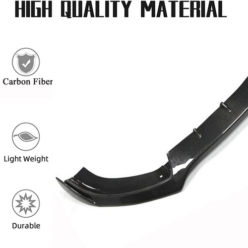 Fits Mercedes Benz W213 S213 E63 16-20 REAL CARBON Front Bumper Lip Spoiler - Picture 10 of 12