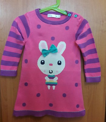 Baby M&Co Kleid Feinstrick 9-12 Monate