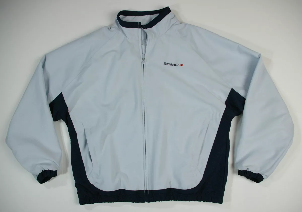 Reebok classic on sale jacket womens blue