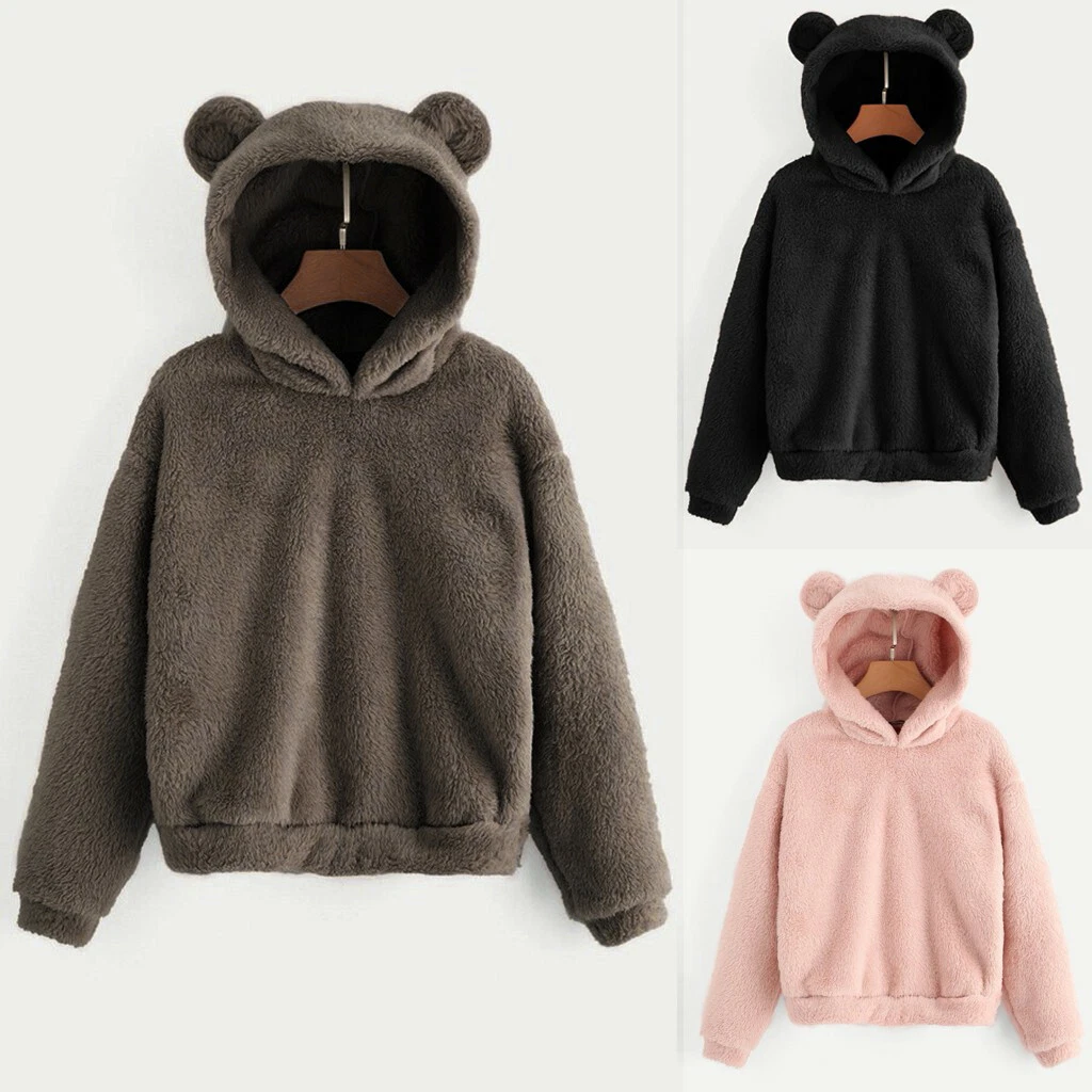 New look teddy bear hoodie sale