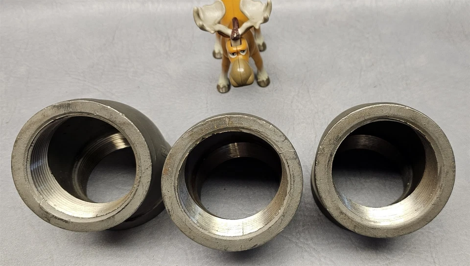 Elbow Pipe 45 Degree 316 Stainless Steel 2" Connections Y1150 Lot of 3 - Image 3 of 4