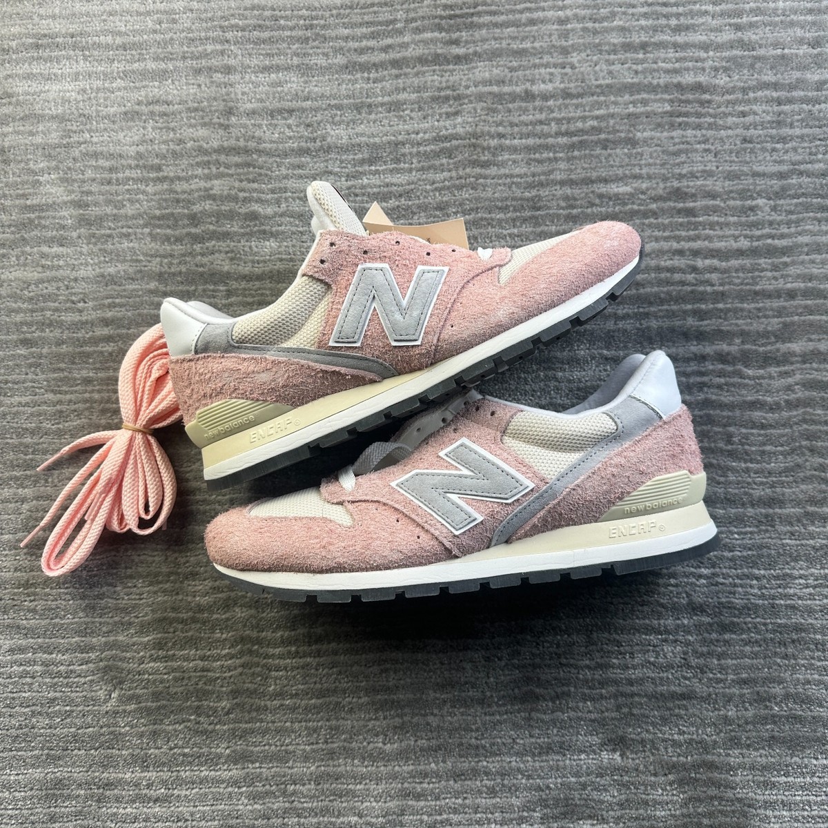 New Balance Made in USA 996 Mens Size 10.5 Pink Haze Teddy