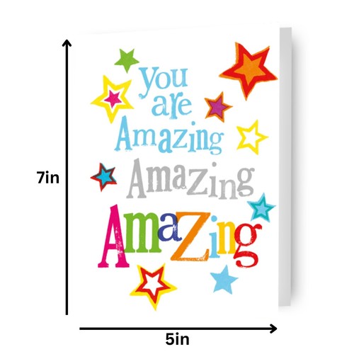 Tarjeta de felicitación de cumpleaños Brightside 'You Are Amazing Amazing' - Imagen 3 de 7