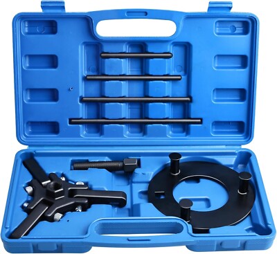 Harmonic Balancer Puller Set Damper Pulley Remover for Chevy Chrysler GM Ford