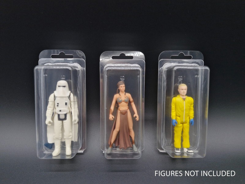 3.75" Blister Protective CLEAR Clamshell Action Figure Case-Star Wars AF GI Joe