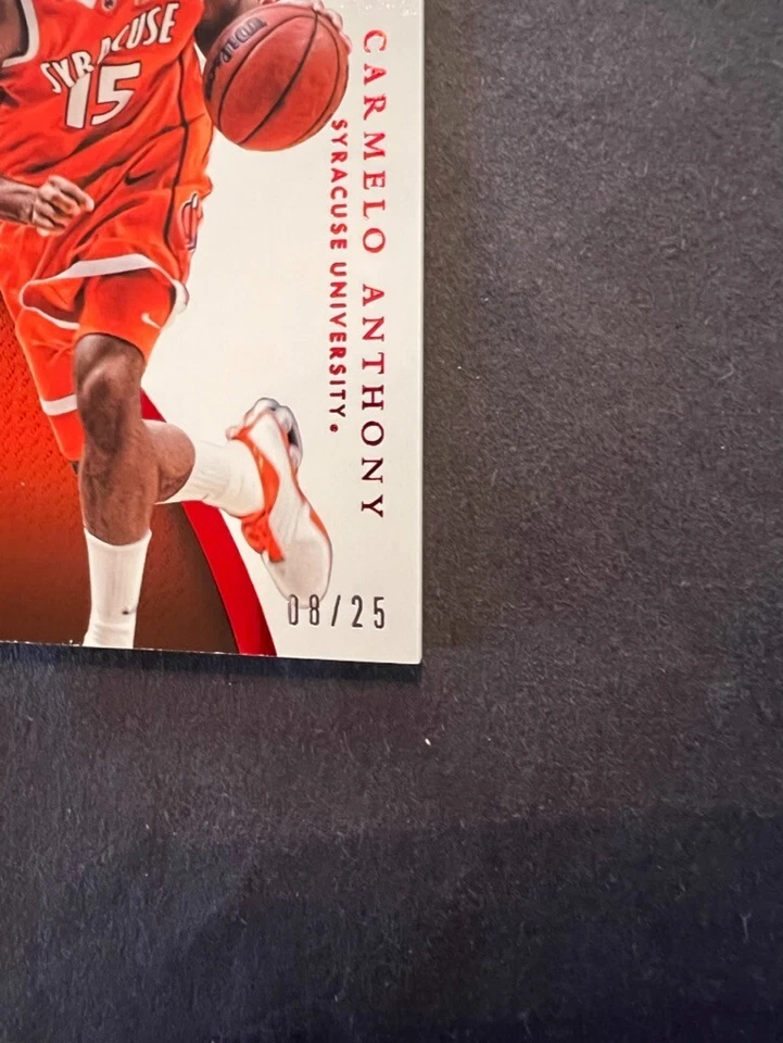 Immaculate Carmelo Anthony 2015/25 rojo - Campeones Nacionales de Siracusa Foto 4 de 4