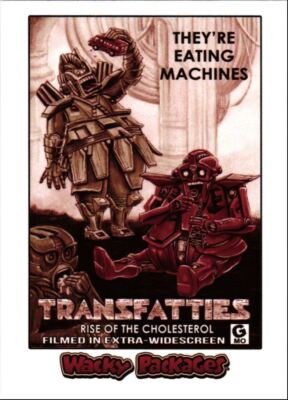 2018 Topps Wacky Packages SEPIA Transfatties Action Film #2 | eBay