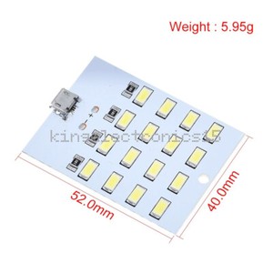 Mirco USB LED 5730 SMD 5V 430mA~470mA White Lighting Panel Emergency Light NEW