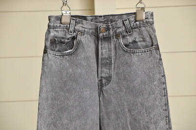 Levi’s 80s 501 made in USA Acid wash W34 Vintage Levi's 501 Acid Wash Denim Jeans Button Fly 34x30