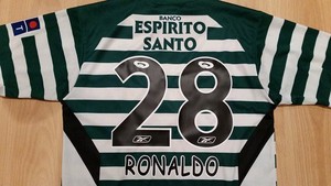 cristiano ronaldo sporting lisbon jersey